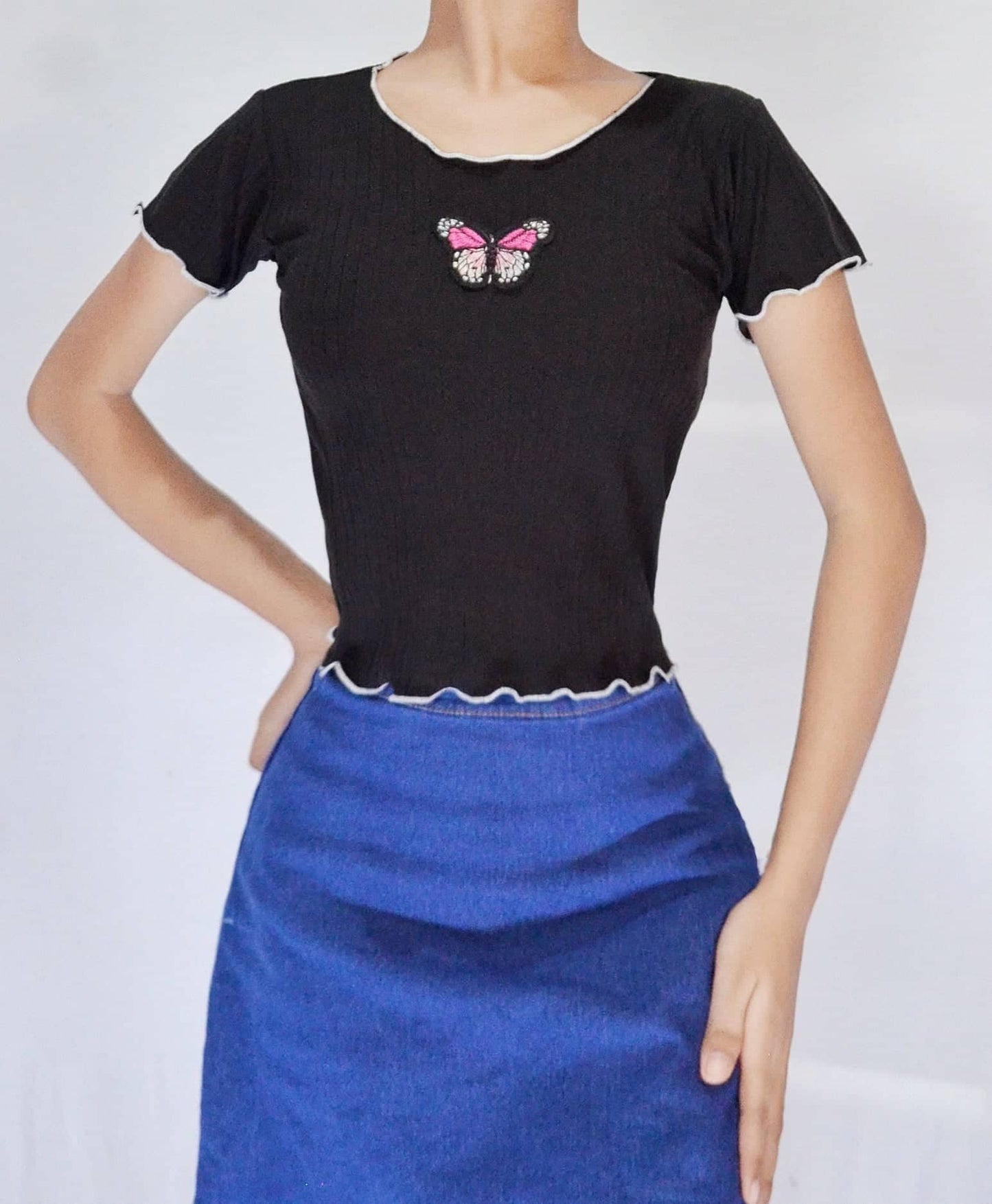 ClothingHub BUNDLE butterfly crop top