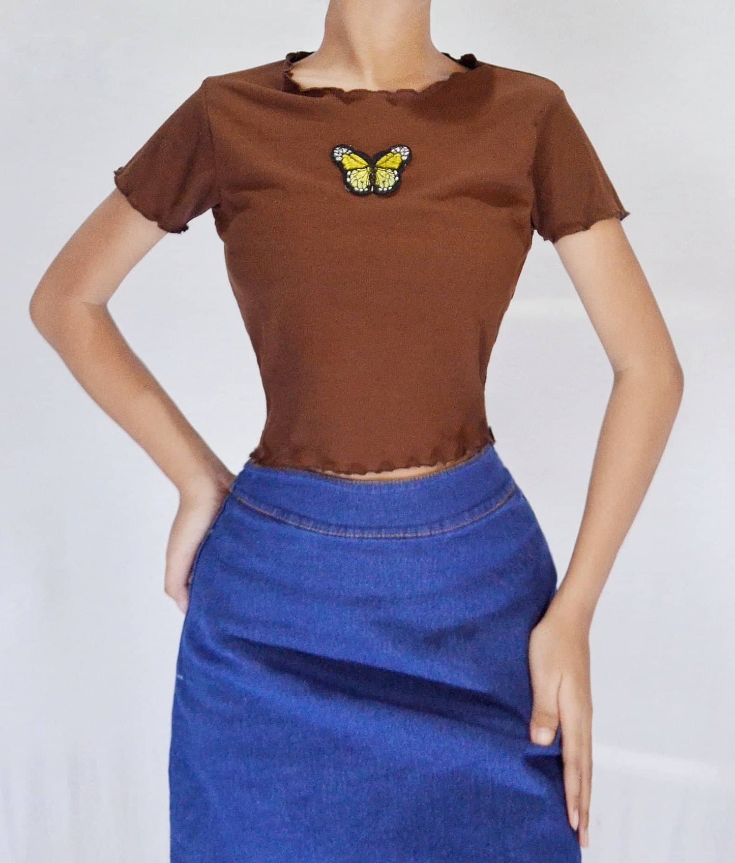 ClothingHub BUNDLE butterfly crop top