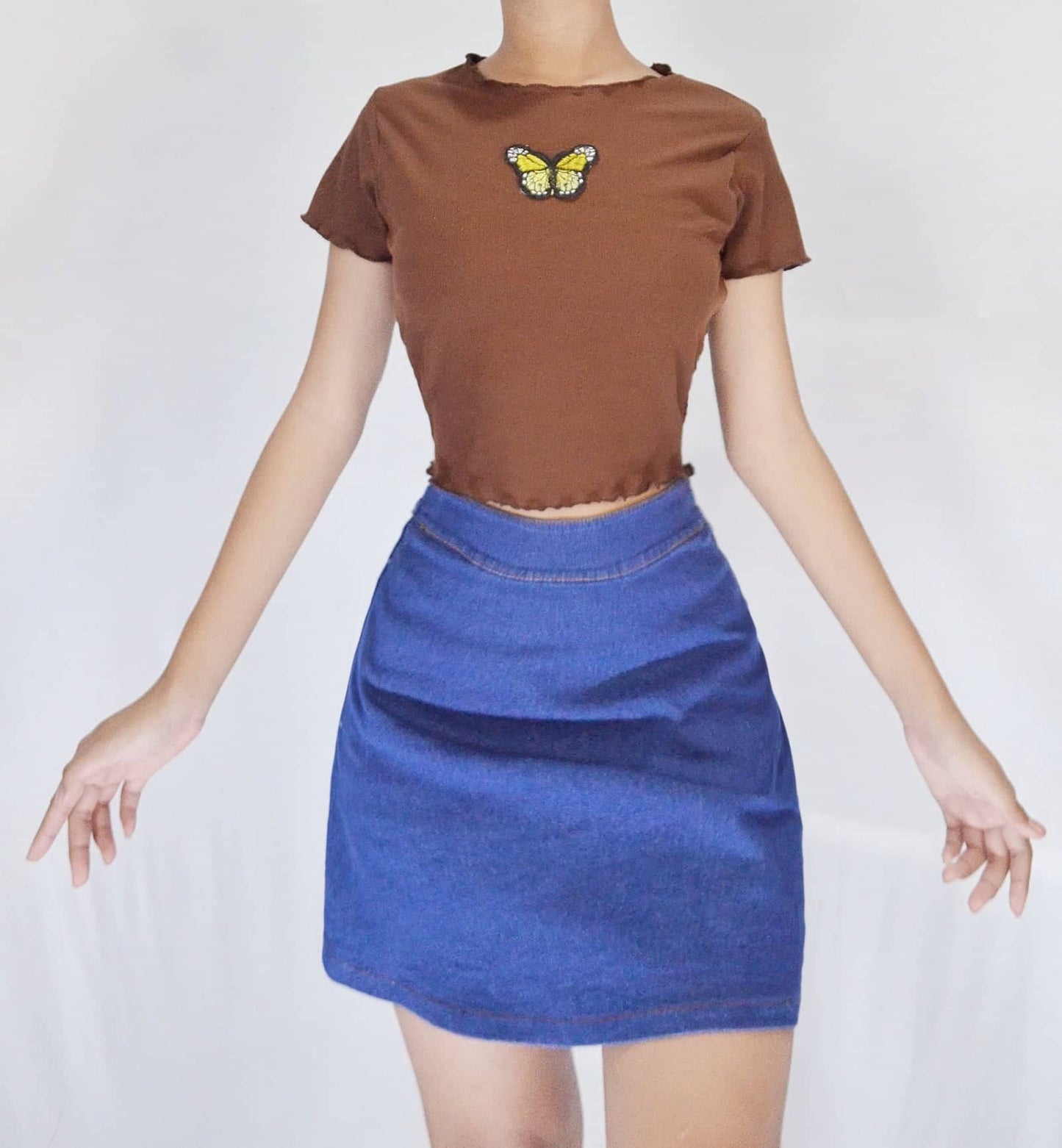 ClothingHub BUNDLE butterfly crop top